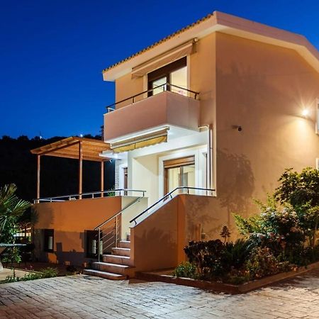 Villa Armonia - Beachfront Majestic Retreat Petalídhion 外观 照片