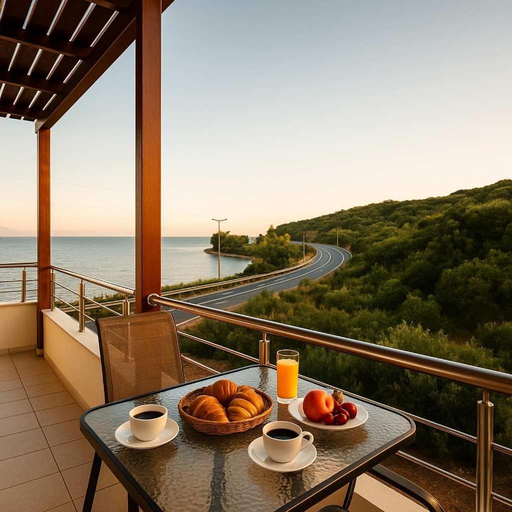 Villa Armonia - Beachfront Majestic Retreat Petalídhion 外观 照片